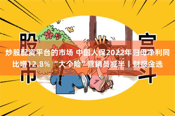 炒股配资平台的市场 中国人保2022年归母净利同比增12.8% “大个险”营销员减半丨财报金选